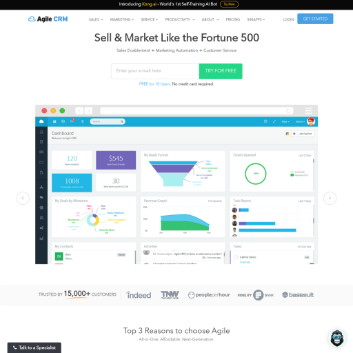 Agile CRM By 500Apps