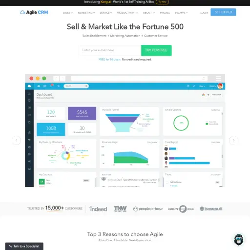 Agile CRM By 500Apps